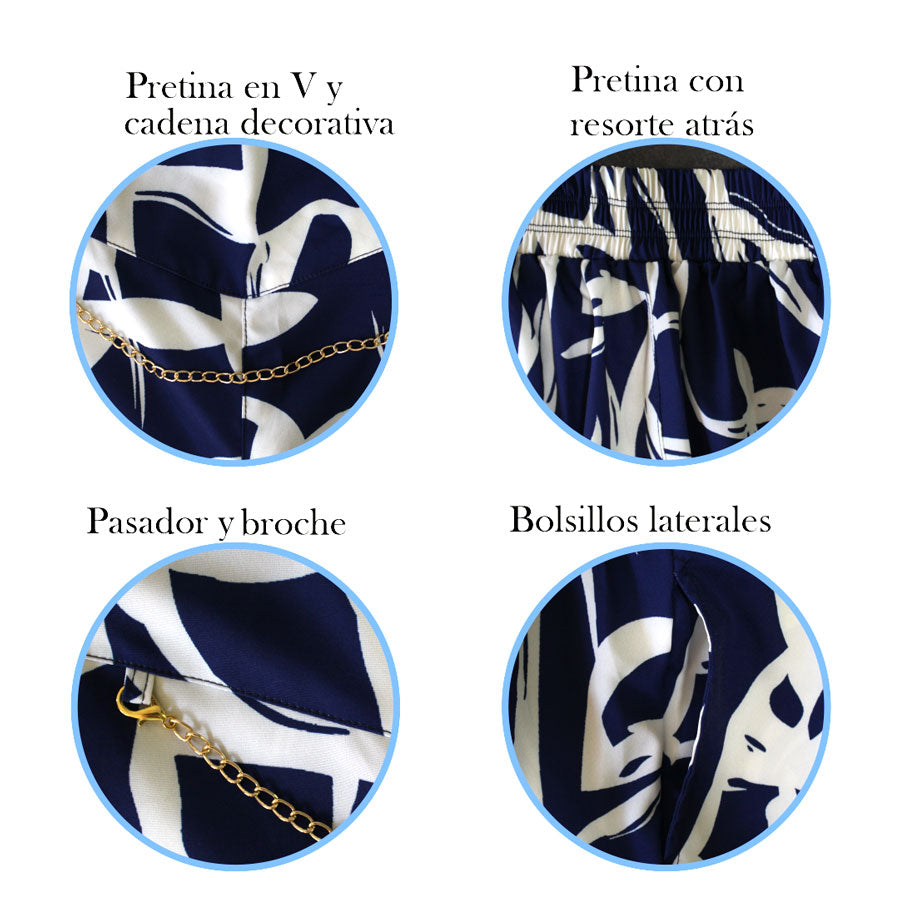 Pantalón Cadenas Índigo