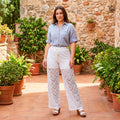 Pantalón en Ojalillo Perle